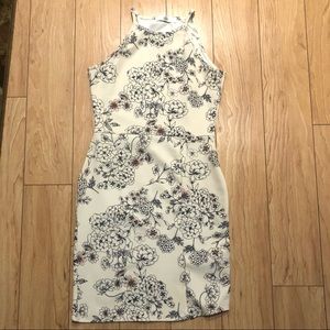 White Floral Spring Mini Dress from MISSGUIDED